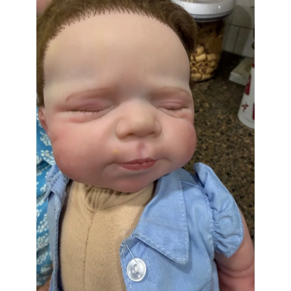 Joanna‎ Kazmierczak Reborn Baby Doll Realistic Weighted Cloth Body Sleeping Girl